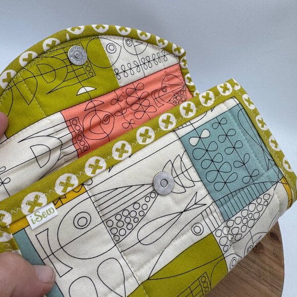 Handmade from isew pattern couple organizer snap closure excellent condition - Picture 4 of 7